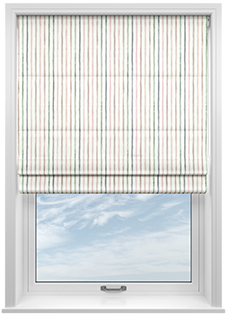 Vintage Stripe, Pastels - Roman Blind
